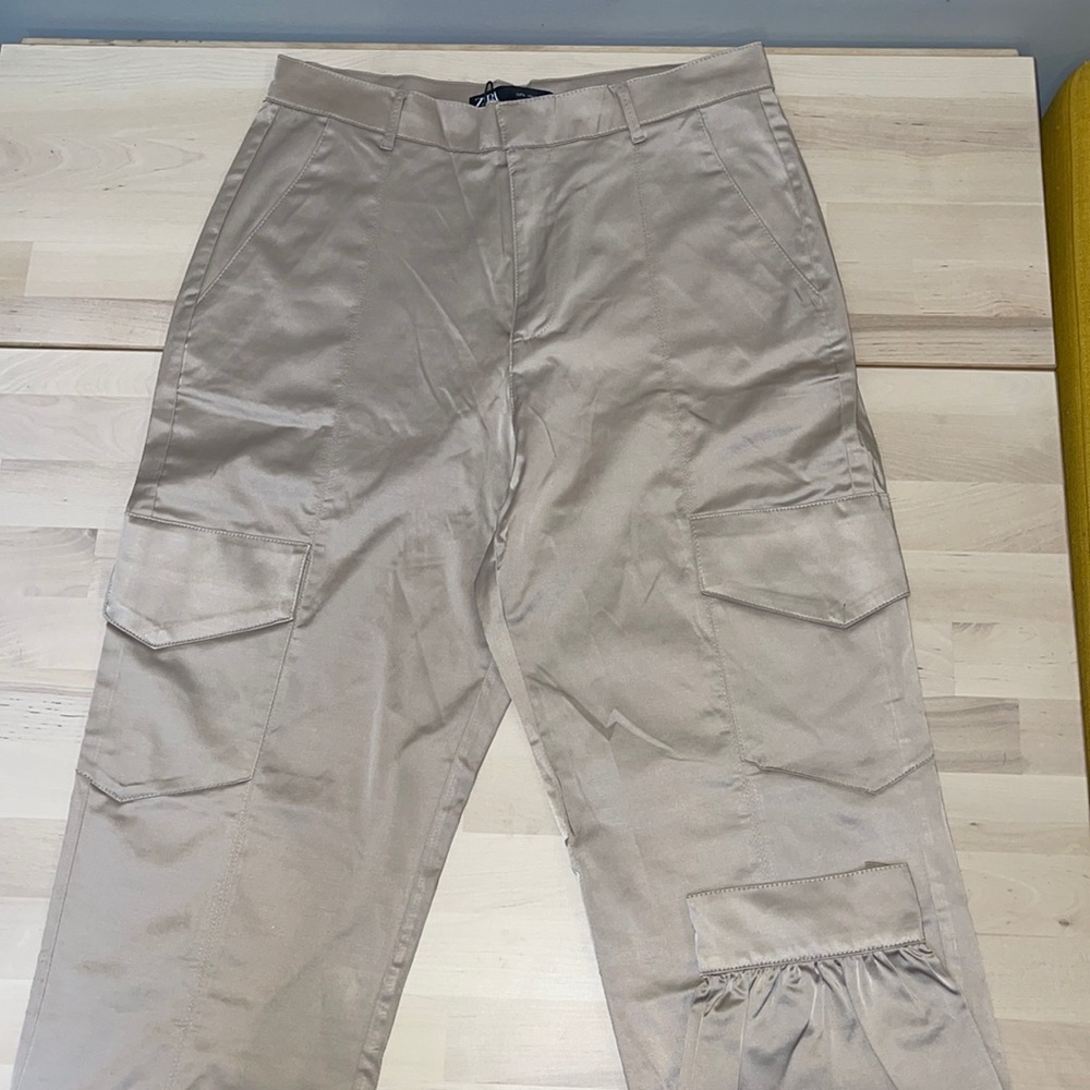 Zara satin pants